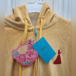 Posh Peanut DISNEY PRINCESS Edition Soft Yellow Hoodie Sweater Jacket